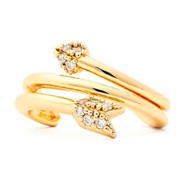 KATE SPADE • Love Game Arrow Ear Cuff - Picture 3 of 4